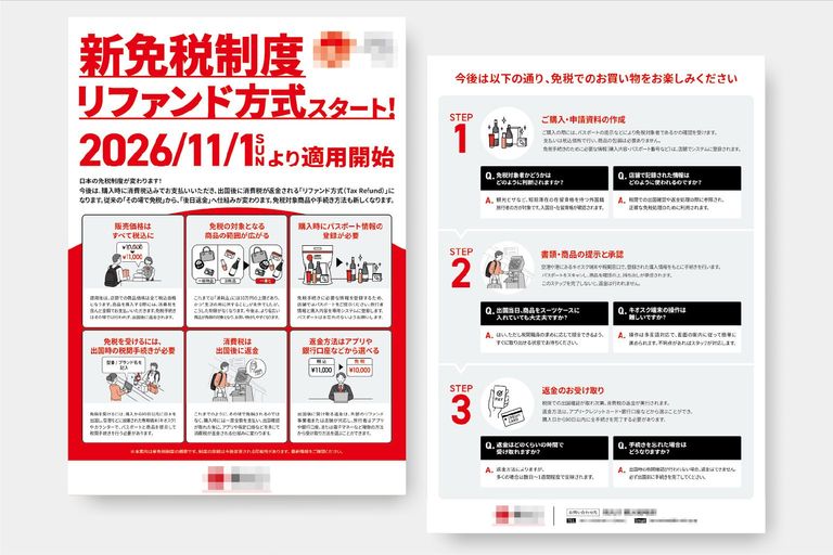 旅行者向けパンフレット